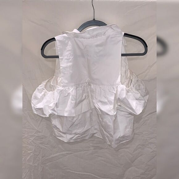 Zara top size xs white - Picture 2 of 2